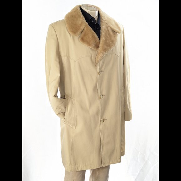 Vintage 70s New Generation by Grais Long Coat Faux Fur Sz 42 Long EUC - Picture 3 of 6